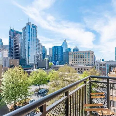 Apartment 3br Premium Downtown With Office & Gym Charlotte