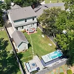 South End Home Pool Spa Firepit Arcade