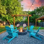 Uptown Oasis, Hot Tub, Swing Chairs, Fire Pit, Gazebo Charlotte