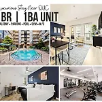 Unique 1bd - 5 Min Dt, Gym, Parking, W-d - Sleeps 6 Apartment Charlotte