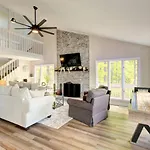 Embrace Nature In Lakefront With Fire Pit In Charlotte, North Carolina