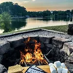 Embrace Nature In Lakefront With Fire Pit In Charlotte, North Carolina