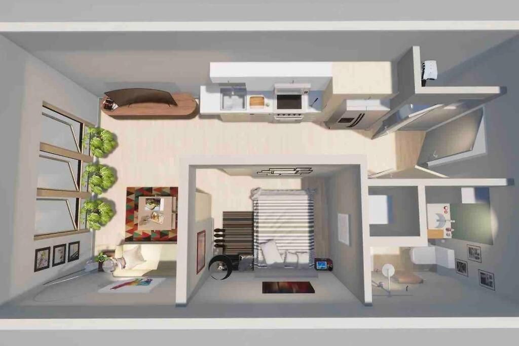 Apartment Apartment, Queen Bed, Wifi, Kitchen, Washer & Dryer In *