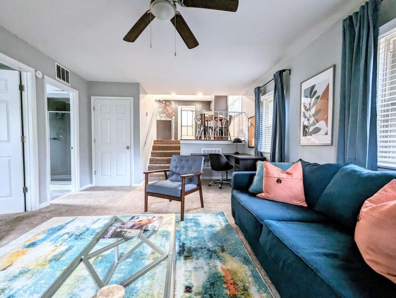 Spacious With Work Space, Firepit, Bbq Grill