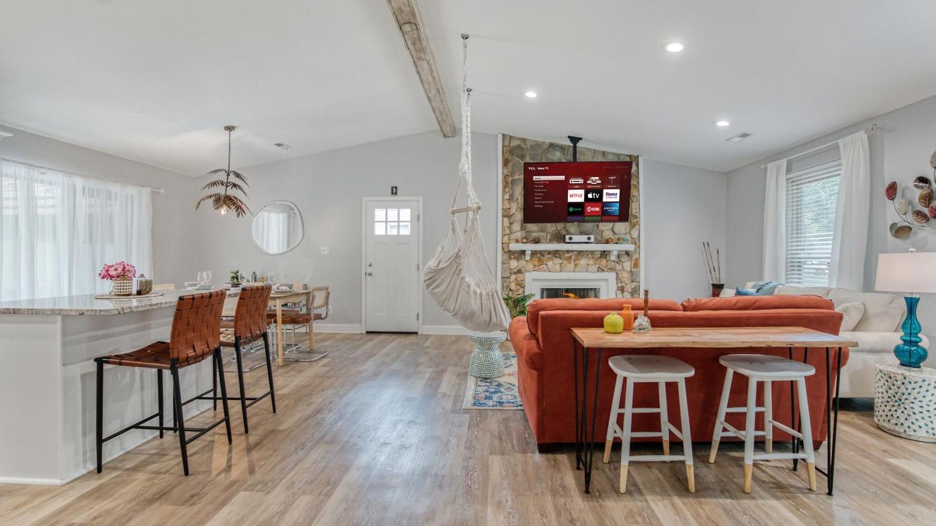 Vibrant South Clt Oasis, 3brs, Patio, Fire Pit * Charlotte