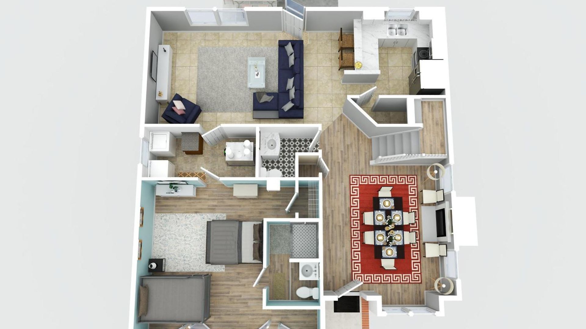 20min To International Airport! 10min To Pnc Music! Wifi Apartment
