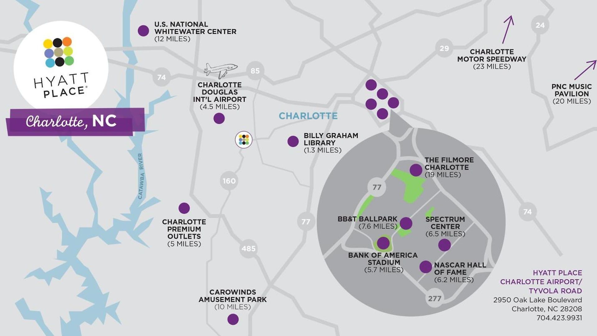 Hyatt Place Airport Billy Graham Parkway Hotel Charlotte