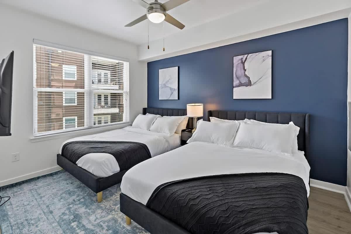 Beautiful 1bd - 5min Dt, Gym, Parking, W-d - Sleeps 6 Apartment *