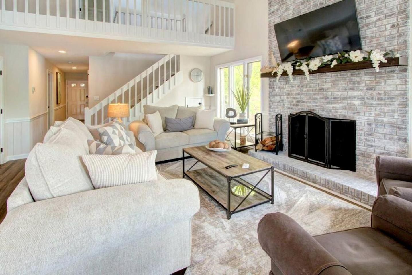 Embrace Nature In Lakefront With Fire Pit In Charlotte, North Carolina