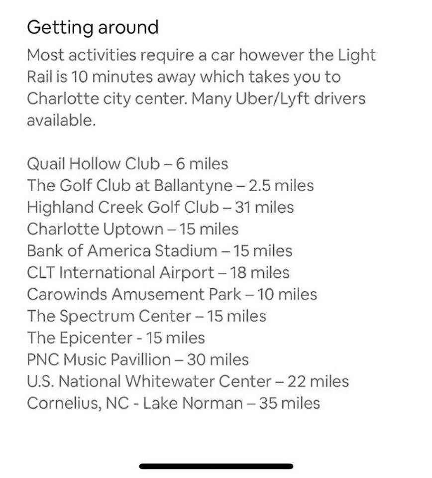 Disconnect At With Great Surroundings In Charlotte, North Carolina Charlotte