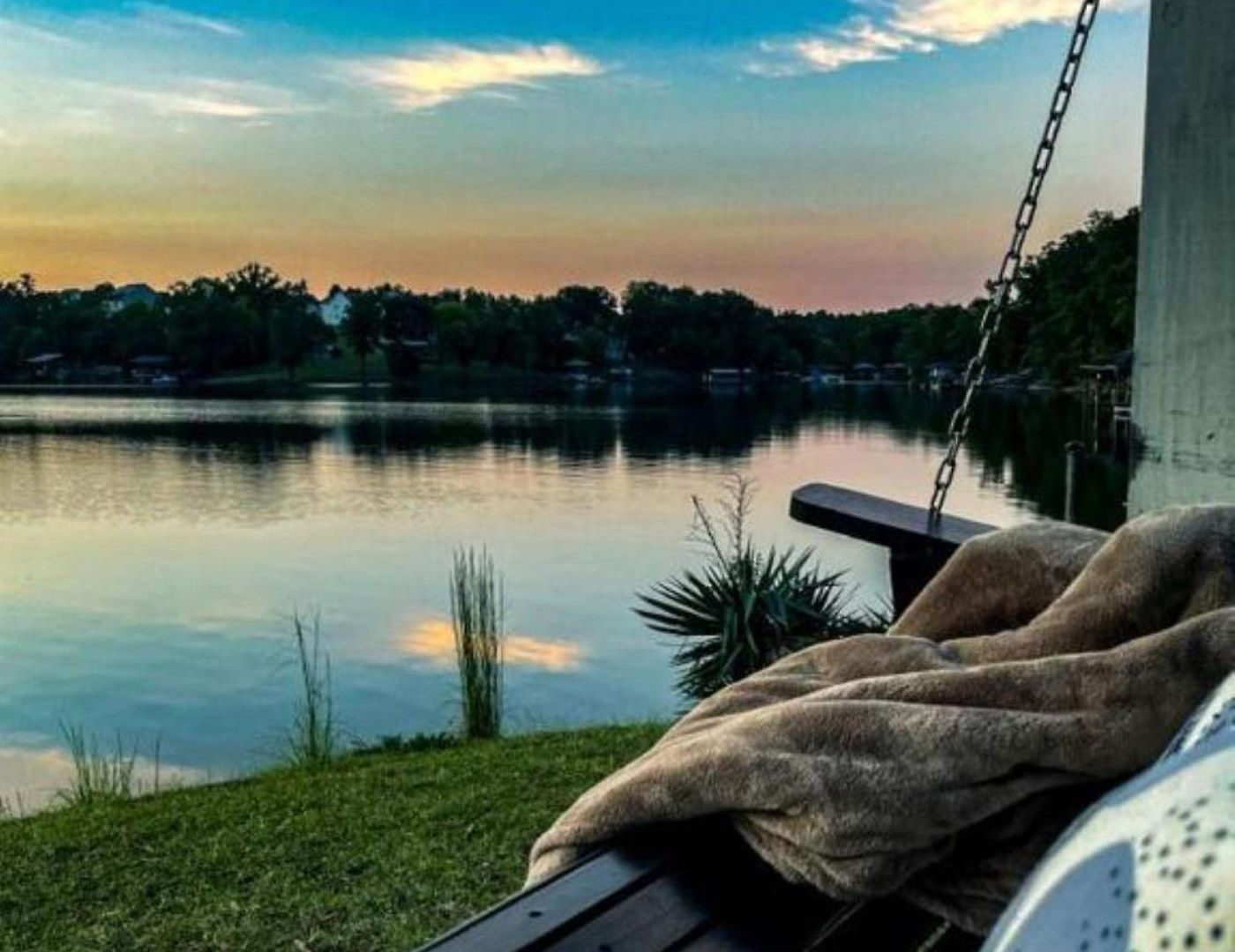 Embrace Nature In Lakefront With Fire Pit In Charlotte, North Carolina