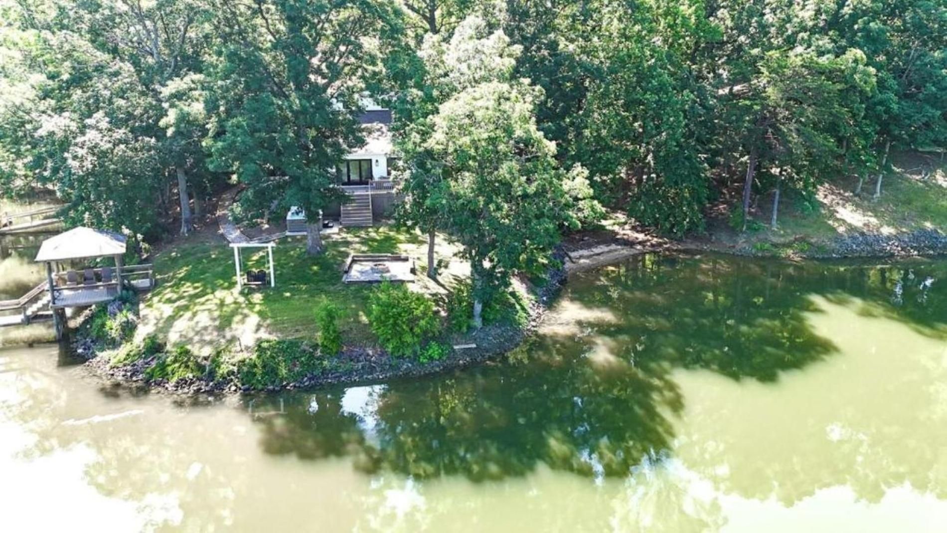 Embrace Nature In Lakefront With Fire Pit In Charlotte, North Carolina Charlotte