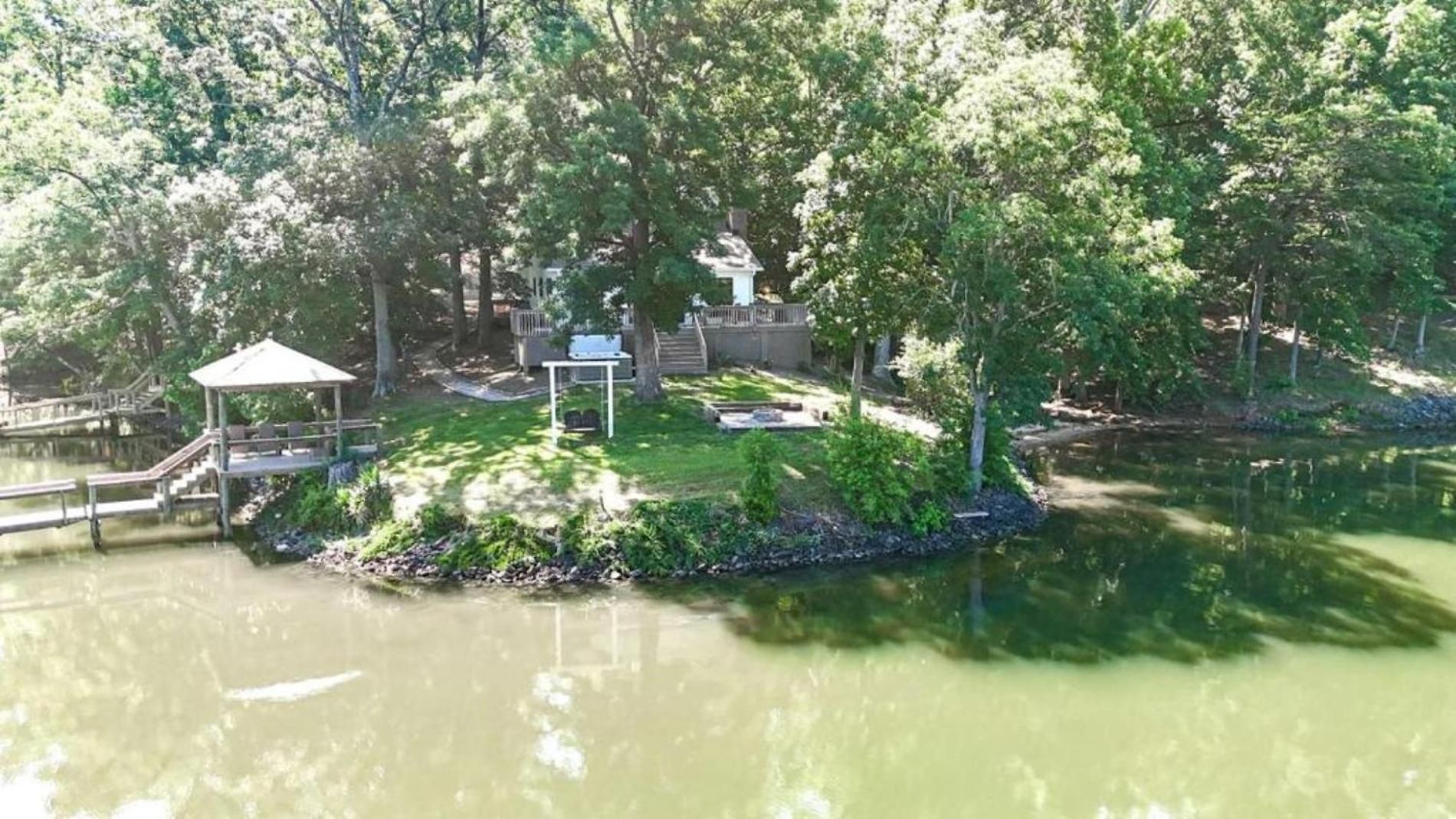 Embrace Nature In Lakefront With Fire Pit In Charlotte, North Carolina Charlotte