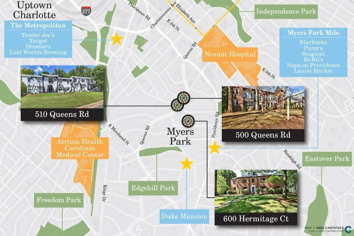 Chic And Relaxing 1br In The Heart Of Myers Park Holiday home