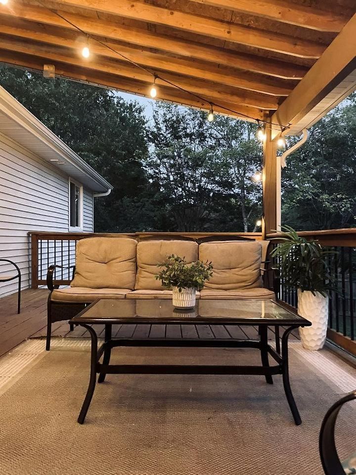 Family With Outdoor Living Areas And Foosball Table In Nc Charlotte