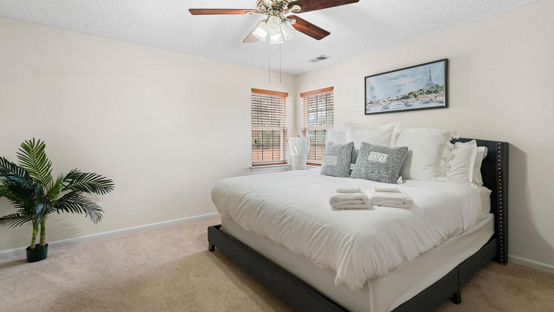 Cozy 4b 2 5b King Beds Jacuzzi Holiday home Charlotte
