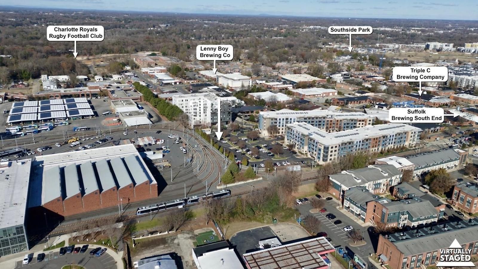 Luxury 2br South End Uptown Charlotte, Walkable, Gym, Washer & Dryer Apartment Charlotte