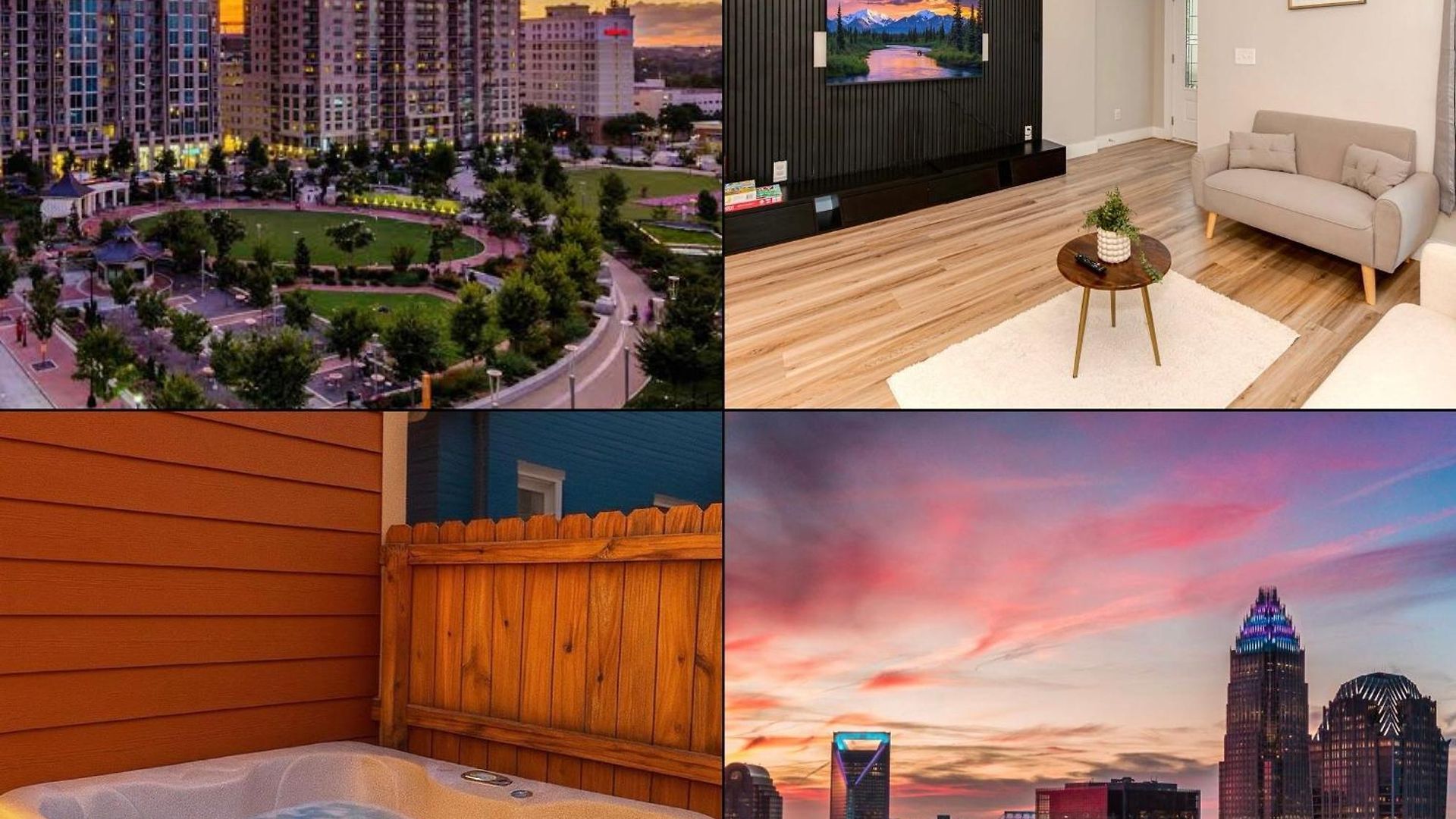 4 Bedroom With Hot Tub, Corn Hole, & Smart Tv! Minutes To Uptown, Airport, Dining And Entertainment - Charlotte