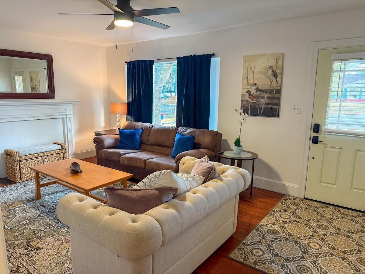 Villa House With Firepit Near Noda Plaza Midwood Lightrail Charlotte