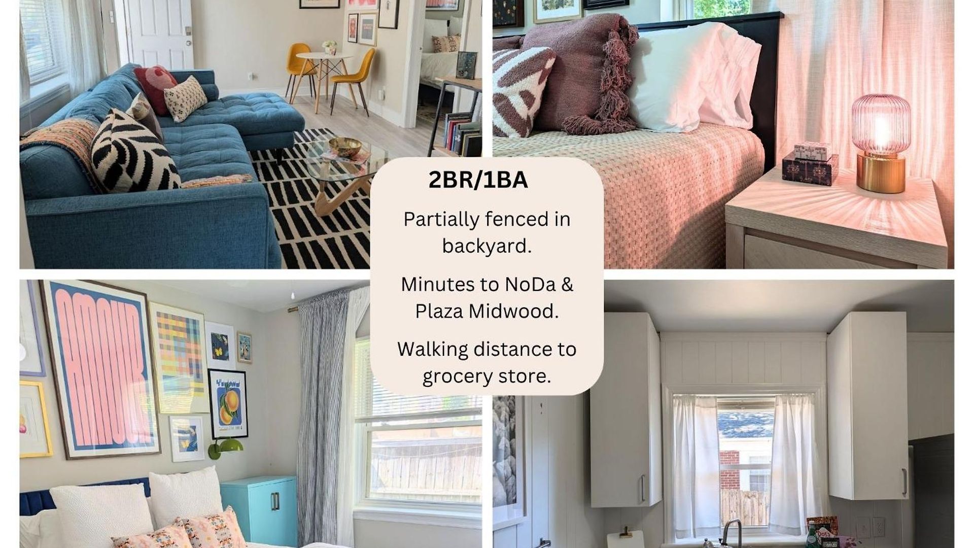 Small Space, Big Personality W/ King + Queen Bed * Charlotte