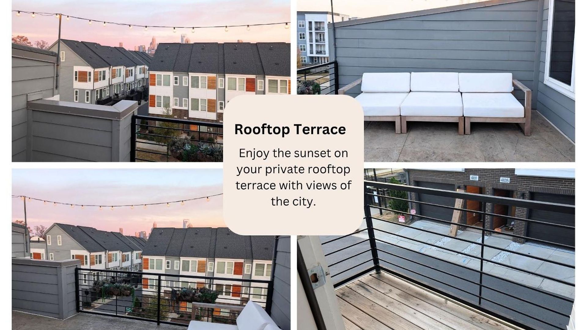 Holiday home Qc Rooftop Retreat | Rooftop | Garage | Dog Park