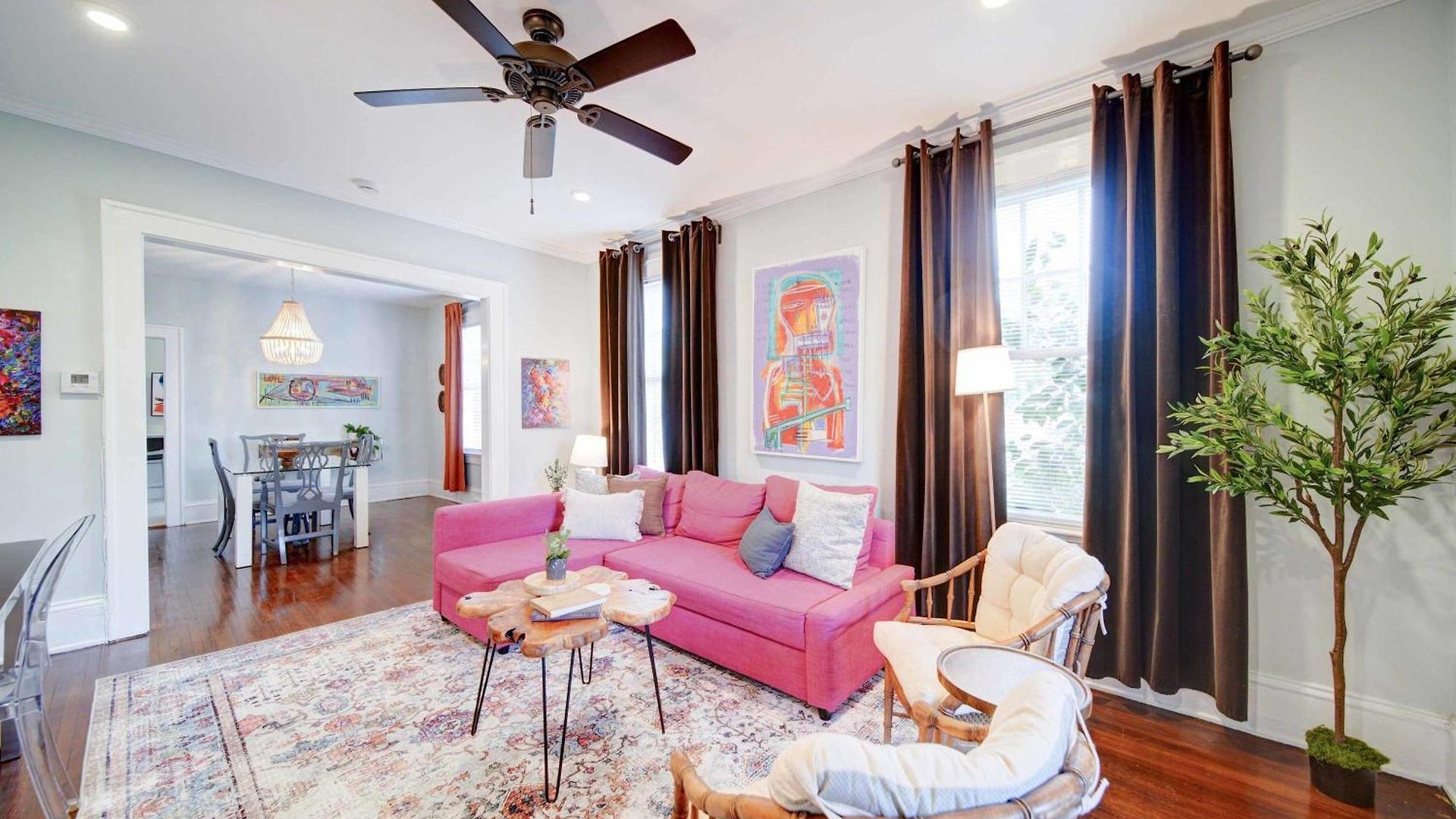 Retro 1br In Elizabeth With Porch & Eclectic Design Charlotte