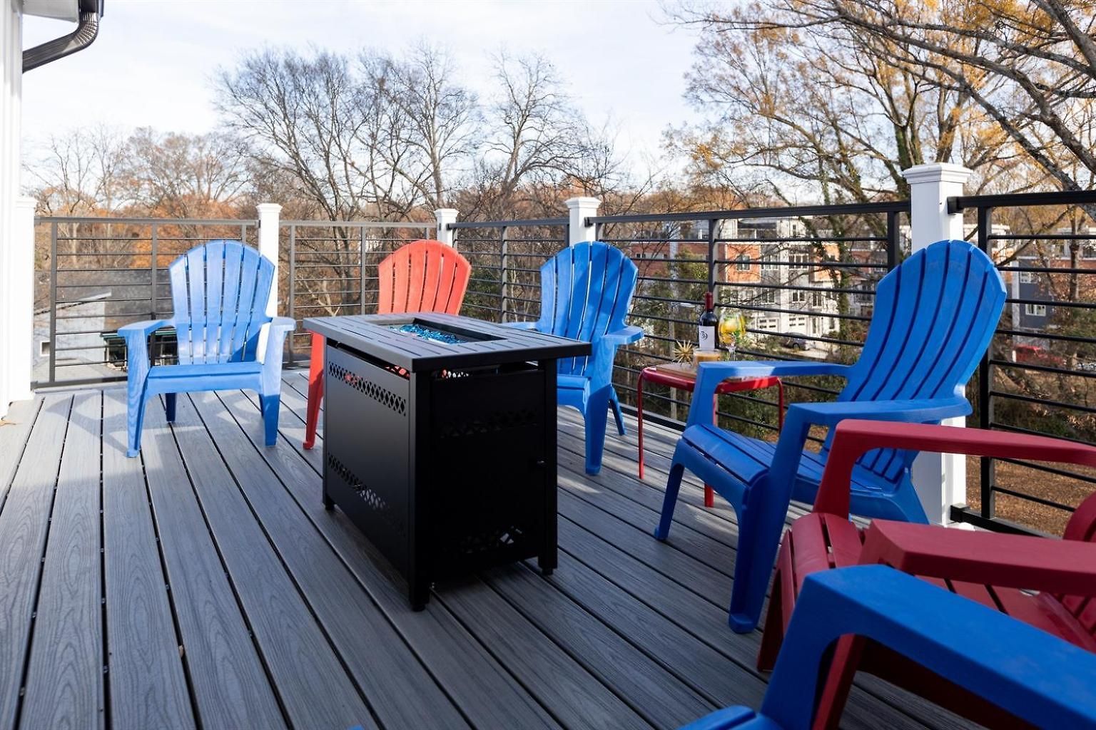 Hot Tub Game Rooftop Fire Pit Uptown Holiday home Charlotte