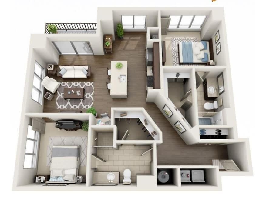 Uptown Fully Furnished 2br Apts * Charlotte
