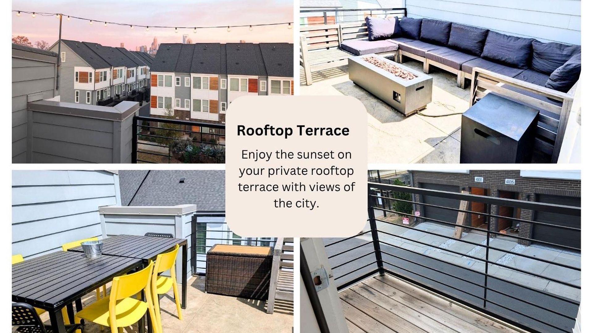 Qc Rooftop Retreat | Rooftop | Garage | Dog Park Holiday home