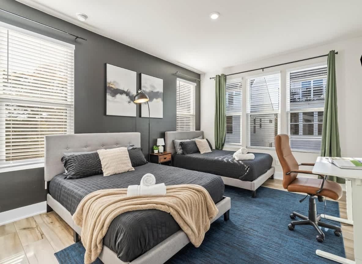 3br Townhouse King Bed Rooftop Uptown Clt Holiday home *
