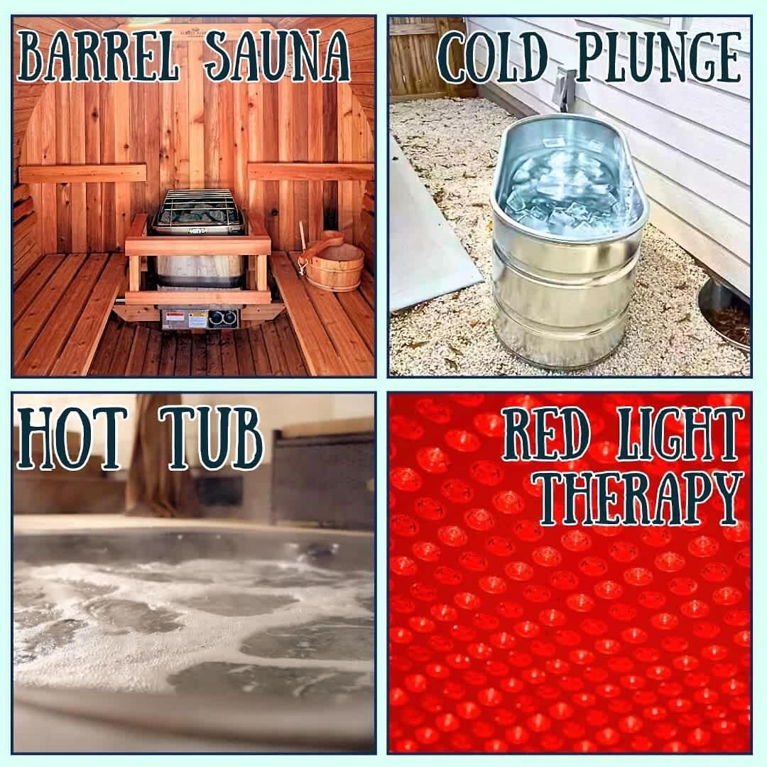 Venetian Pool Hot Tub Sauna And Cold Plunge Holiday home Charlotte