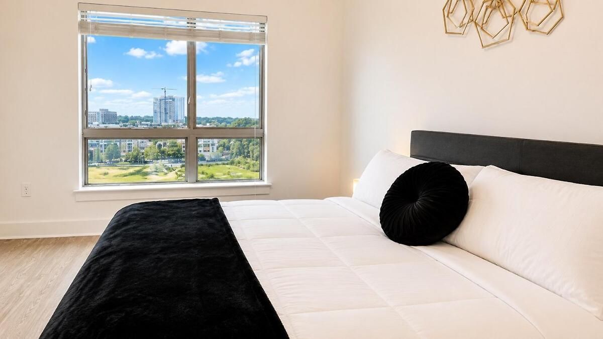 Luxury Uptown 2br Rooftop Pool Gym & Skyline Views Apartment Charlotte