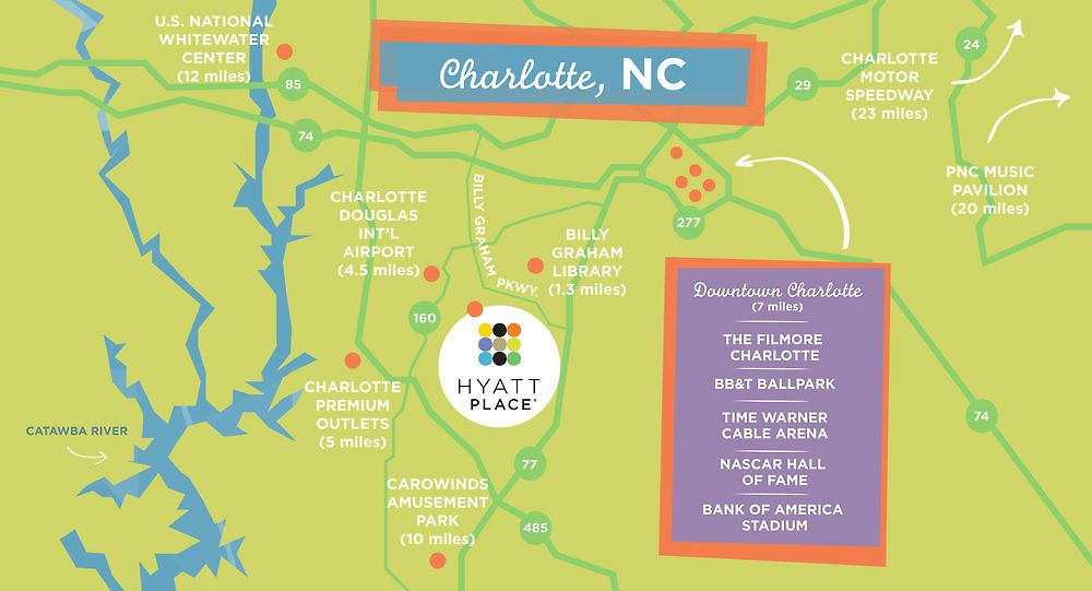 Hyatt Place Airport Billy Graham Parkway 3* Charlotte