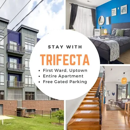 Trifecta Ace Location Pool & Gym Superhost * Charlotte