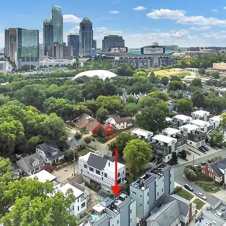 Views Rooftop Hot Tub & Short Walk To Stadium Villa Charlotte