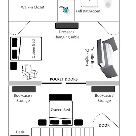 Apartment The Guest House, 2br, Historic Uptown *