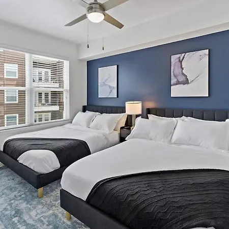 Beautiful 1bd - 5min Dt, Gym, Parking, W-d - Sleeps 6 Apartment *