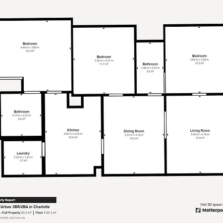Holiday home Walkable Trendy Hideout For Foodies - 3br-2ba Charlotte