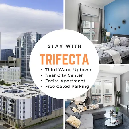 Trifecta Luxury Serviced In Uptown Clt Apartment Charlotte