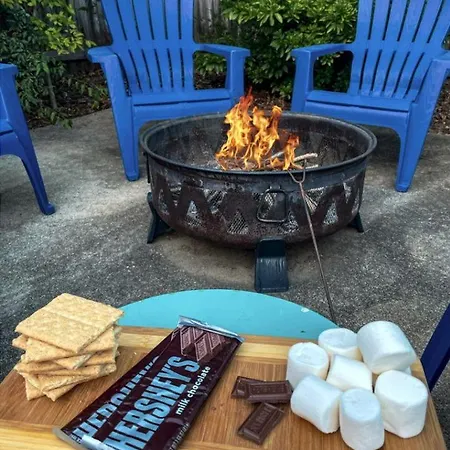 Family With Outdoor Living Areas And Foosball Table In Nc *