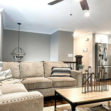 Family With Outdoor Living Areas And Foosball Table In Nc Charlotte