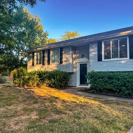 Family With Outdoor Living Areas And Foosball Table In Nc