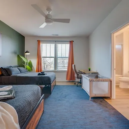 4br Townhouse King Bed Garage Northlake *