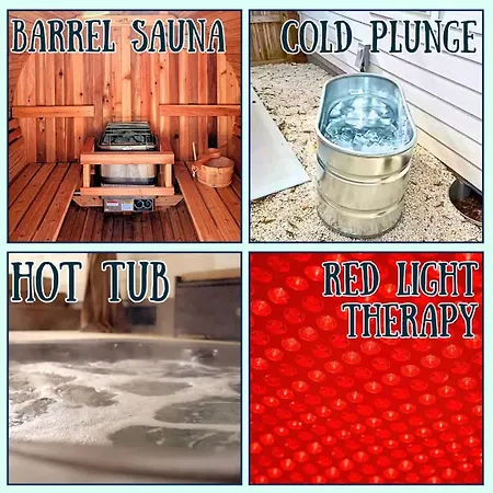 The Venetian Sauna Hot Tub Redlight Therapy * Charlotte