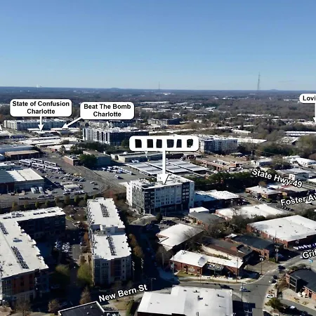 Apartment Luxury 2br South End Uptown Charlotte, Walkable, Gym, Washer & Dryer Charlotte