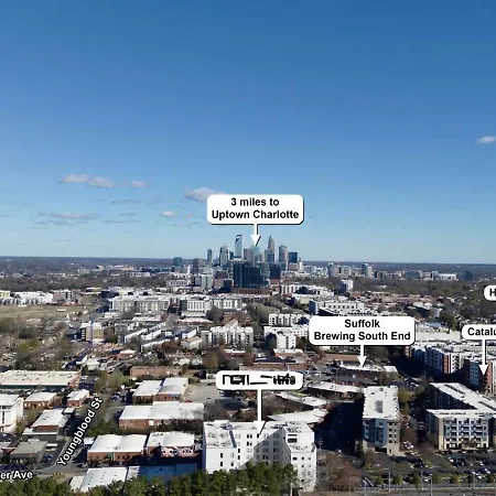 Apartment Luxury 2br South End Uptown Charlotte, Walkable, Gym, Washer & Dryer Charlotte