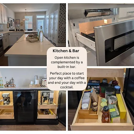 Queen Castle - Rooftop, Garage, King Beds, Pet Friendly Charlotte