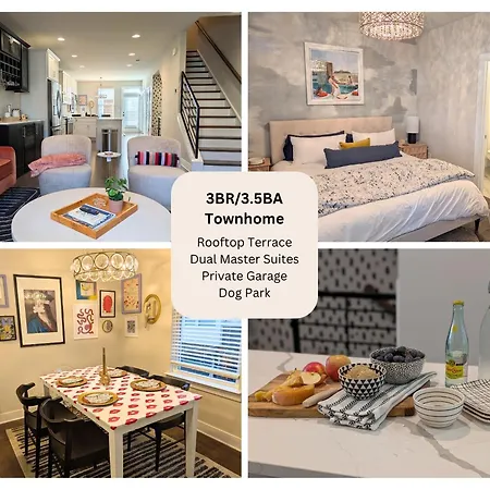 Queen Castle - Rooftop, Garage, King Beds, Pet Friendly * Charlotte
