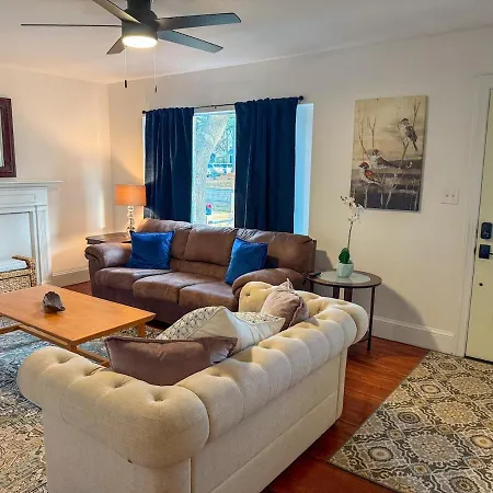 Villa House With Firepit Near Noda Plaza Midwood Lightrail Charlotte