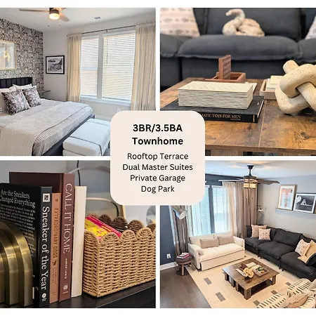 Holiday home Qc Rooftop Retreat | Rooftop | Garage | Dog Park Charlotte